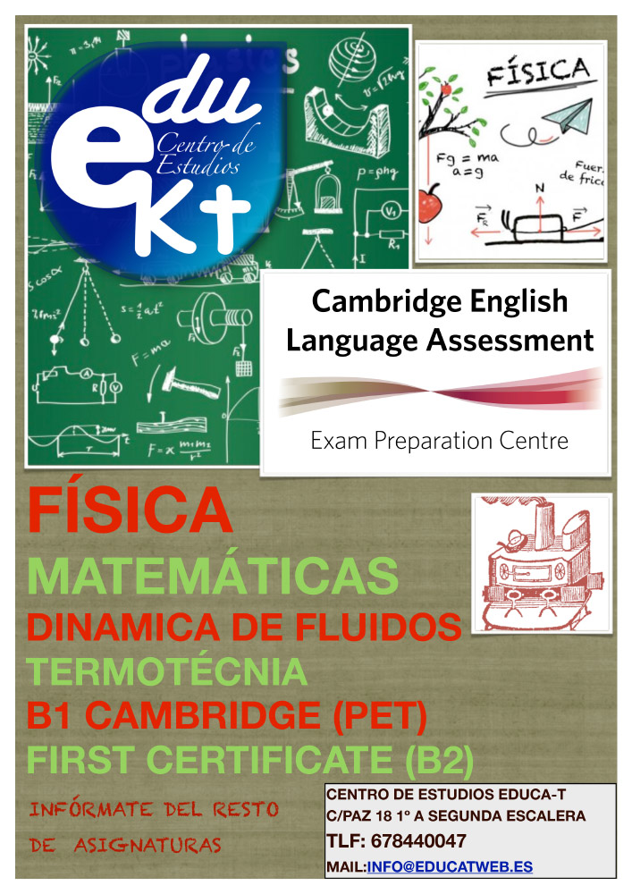 Ofertas curso 2015/2016 Academia Edukt