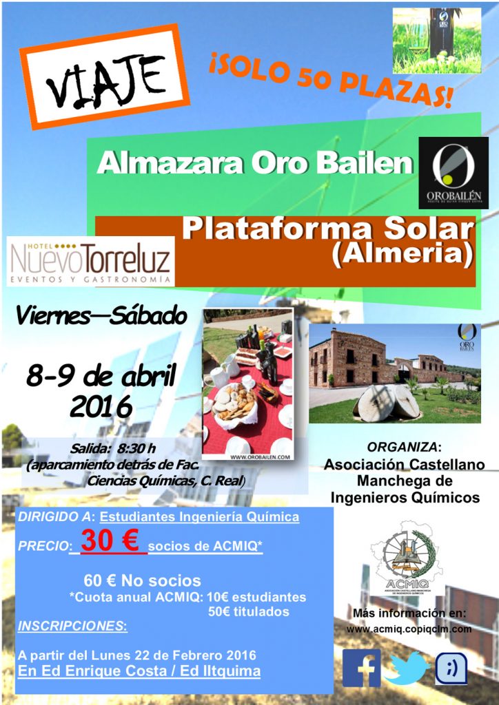 Visita Almazara ORO y Plataforma solar de Almería