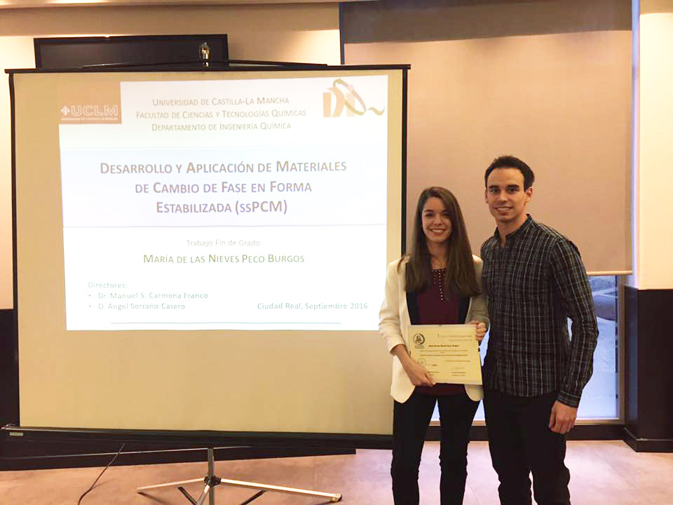 Entrega I Premio ACMIQ al Mejor Trabajo Fin de Grado