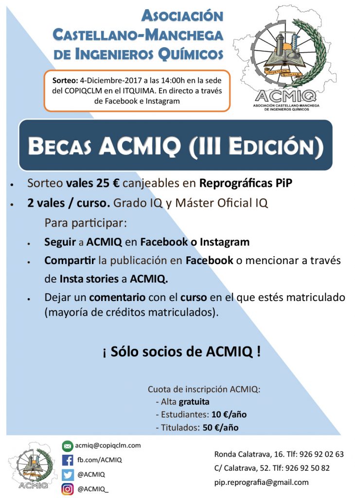 III Edición de Becas ACMIQ