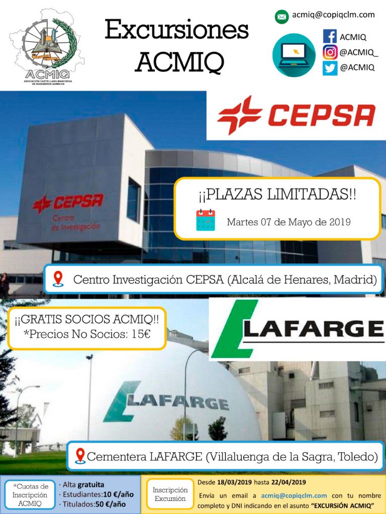 Excursión al Centro de Investigación de CEPSA y a la Cementera LAFARGE