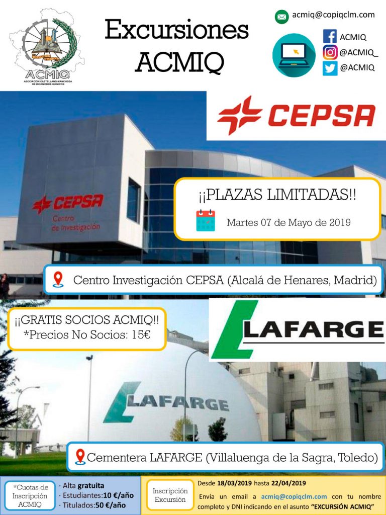 Excursión al Centro de Investigación de CEPSA y a la Cementera LAFARGE