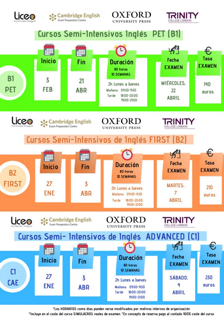 Descuento en cursos Semi-Intensivos de Inglés para Asociados y Colegiados