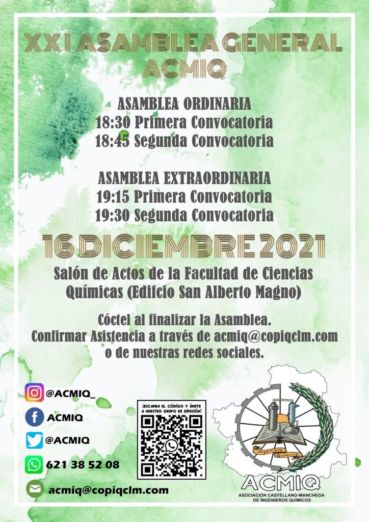 Asamblea General Anual ACMIQ 2021